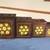 Vintage MCM Wooden Storage Canister Set With Psychedelic Daisies 1 thumbnail