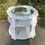 Solid wood White 3 tiered glass top table 5 thumbnail