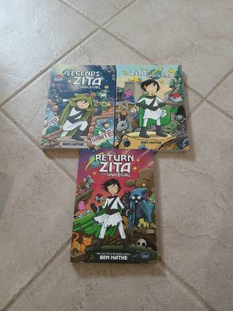 3 ZITA THE SPACEGIRL graphic comics by Ben Hatke 1