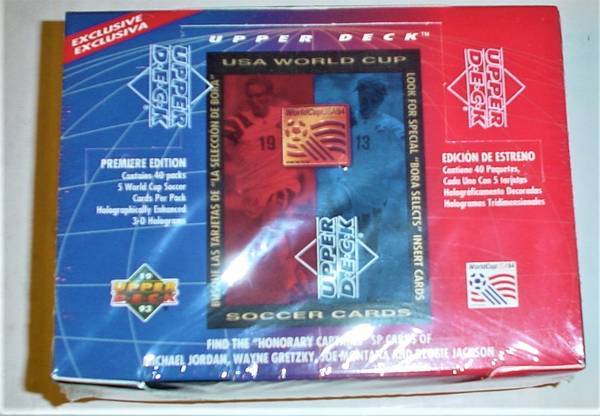 1993 1994 Upper Deck FIFA World Cup Soccer USA Factory Sealed Box Rare 1