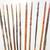 FIFTY-FIVE BAMBOO ARROWS CARVED OCEANIC 18 thumbnail
