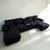 SLEEK BLACK SECTIONAL 5 thumbnail