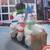 SLEDDING  Snowman trio 6' inflatable Christmas Yard decor 1 thumbnail