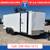2025 Interstate 7 X 16 Patriot VNose Cargo Trailer White 1 thumbnail