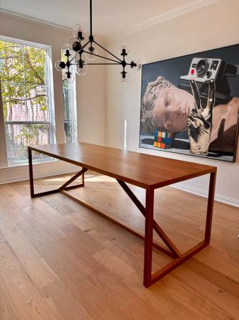 Blu Dot Walnut Dining Table + Interior Icons Masters Chairs 1