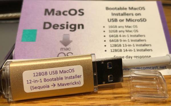 Unidades USB y MicroSD con sistema operativo para instalar MacOS, compatibles con MacOS - $15 (08088)63440201750019122