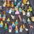 Legos Bin of Authentic Legos from different sets and many little peopl 9 thumbnail