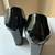 Black Patent Block Heel Pumps 6 thumbnail