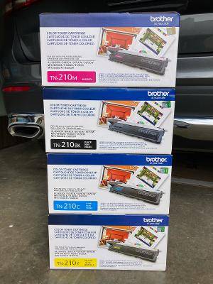 Brother TN-210 Cartridge Set (1 Black, 1 Cyan, 1 Magenta, 1 Yellow) 1