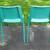 Chairs Pair Super Cool IKEA Stacking Theodore Chairs Teal 3 thumbnail