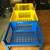 3X YELLOW AND BLUE STACKING STORAGE BINS 3 thumbnail