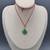 Genuine heart jade necklace 2 thumbnail