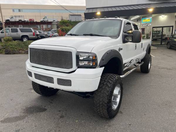 2005 Ford F-250 Super Duty Diesel 4x4 4WD F250 Truck Lariat 4dr Crew C 1
