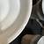 Contempra by Studio Nova Dish Set White Center Blue Stripe Diamonds On Rim 55 Pi 21 thumbnail