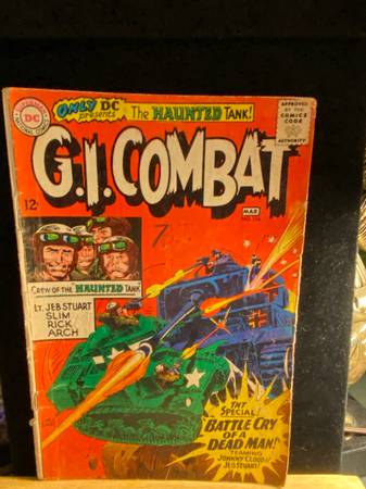 G.I. Combat #116 DC Pub 1966 '' Battle Cry of a Dead Man ! '' 1