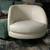 White leather accent chair 1 thumbnail