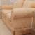 Vintage rolled armed English style gold sofa 9 thumbnail