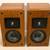 Altec Lansing 101 upgraded bookshelf speakers in real wood cabinets 2 thumbnail