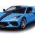 2020 Chevy Corvette C8 Stingray Z51 High-Wing - Blue 1:18 Scale Diecas 1 thumbnail