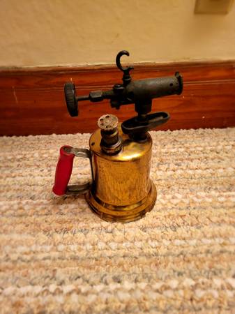 Antique brass blowtorch (REDUCED!!) 1