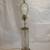 CRYSTAL Glass Brass Lamp Flower Cuts Crystal Finial Filigree ANTIQUE 1 thumbnail