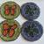 URBAN OUTFITTERS Beaded Butterfly Coasters Glass Beads Cotton 4-Pack A 6 thumbnail