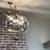 Gorgeous Brushed Nickel Globe Crystal Chandelier 9 thumbnail