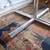 Steelcase Dining Table and Antique Oriental Rug Carpet 4 thumbnail