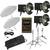 Novatron D1500 Strobe Set with 3 heads, stands, umbrellas, case 1 thumbnail