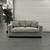 Lennon Fabric Loveseat - Gray 1 thumbnail