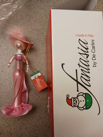 FANTASIA GLASS ORNAMENT by De Carlini - made in Italy 1