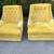 Pair Of Yellow Mid Century Chairs 1 thumbnail