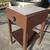 Mid Century Steel side table with Formica top and chrome hardware 3 thumbnail
