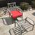 Patio Lounge Chair with New Cushion and Ottoman 4 thumbnail