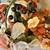 Handmade Multi Stone Flower Arrangement Sculpture / Statue 3 thumbnail