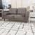 Modern suede like new loveseat,  Delivery 3 thumbnail