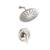 Single Handle 1-Spray 9" Round High Pressure Shower Faucet in Brushed 1 thumbnail