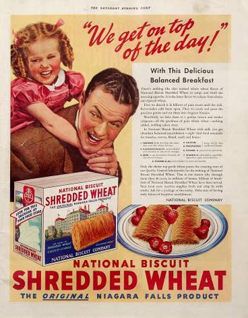 Original 1939 National Biscuit Shredded Wheat Magazine Ad 1