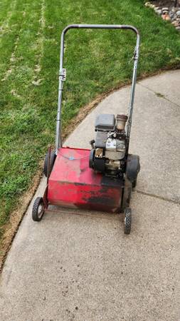 Thatch-o-matic dethatcher power rake 1