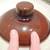 Monmouth IL Pottery Stoneware Crock Bean Pot + Lid Maple Leaf Logo 6 thumbnail