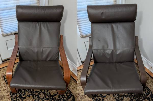 Two Ikea Poang Chairs, $100 each ($289 New) 1