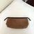 New Sondra Roberts Squared Women’s Brown Suede Clutch Purse Makeup Bag Pouch 2 thumbnail