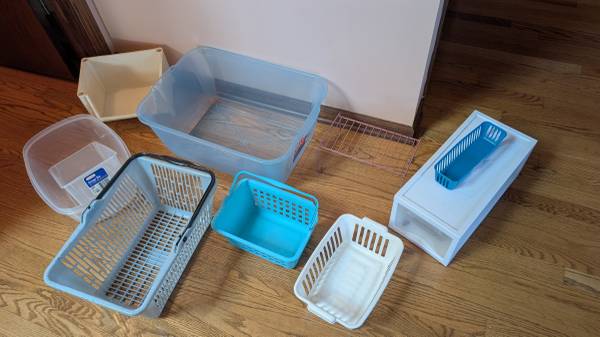 Multiple Size Storage Bins/Baskets containers 1