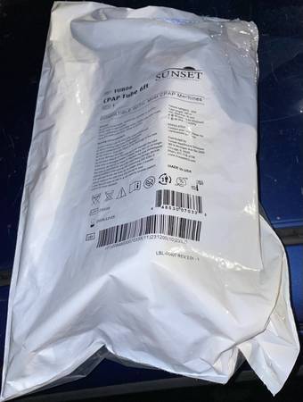 Tubo CPAP Sunset de 6 pies #TUB06 sellado - $10 (Baldwin)63471464862209121