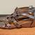 Copper Metallic EURO SOFT Women's 7.5 Sandals Shoes, Adj. Strap Purse 11 thumbnail