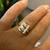 18K White Gold Ring (Size 7) with Natural Diamonds and Pink Sapphire 18 thumbnail