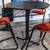 MODERN BAR TABLE & 3 BARSTOOL  SET 1 thumbnail