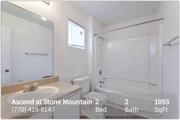 $1,139 / 2br - 1093ft2 - La vida vibrante se encuentra con refugios acogedores: ¡tu próximo hogar te espera aquí! (Stone Mountain)64045868271875122