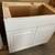 36"W White Bathroom Vanity Solid Wood No Top No Sink Used 2 thumbnail
