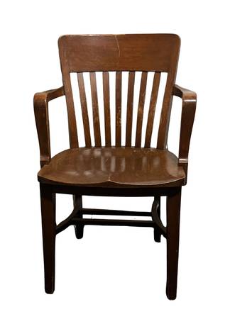 Set of 4 Quarter Sawn Oak Dining Chairs 1